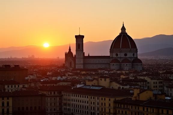 Florence Duomo at sunrise